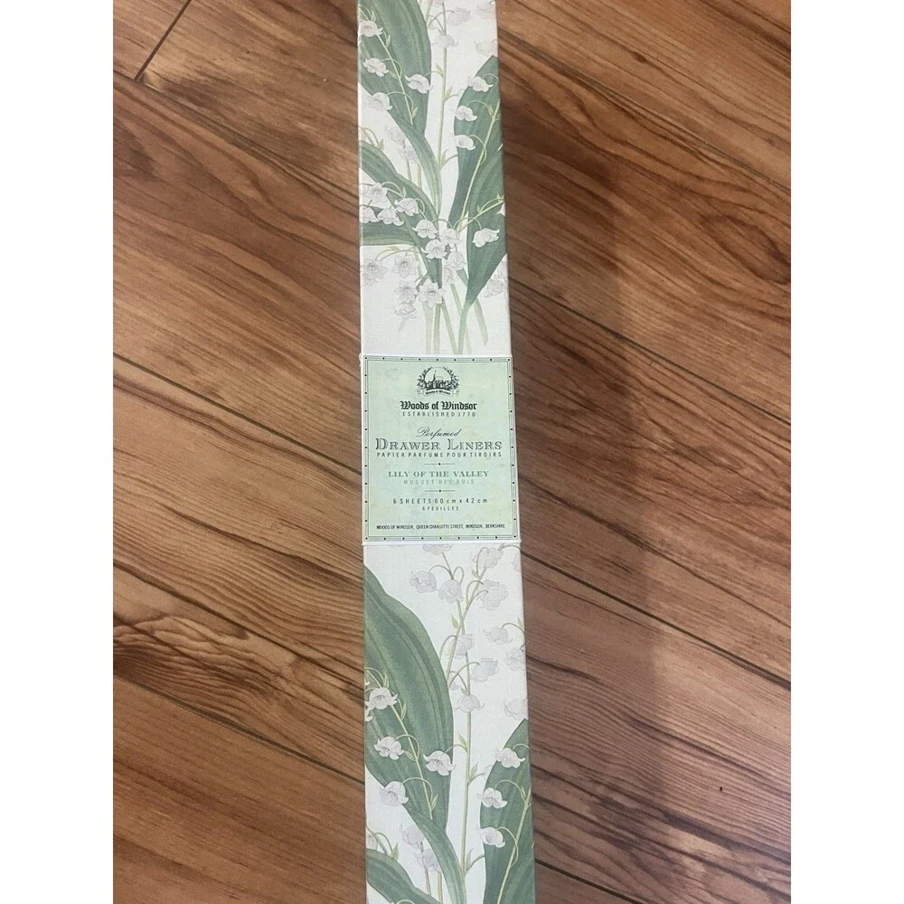 Vtg Woods of Windsor Scented Drawer liners Lot Of 3 Lily Of The Valley NOS
